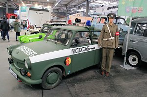 Peter Blei auf der Erfurter Automesse
