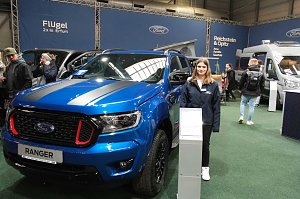 Peter Blei auf der Erfurter Automesse
