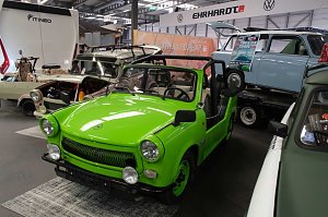 Peter Blei auf der Erfurter Automesse