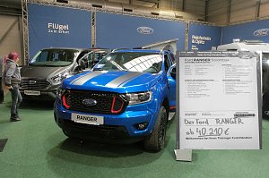 Peter Blei auf der Erfurter Automesse