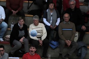 Peter Blei beim Kugelsto&szlig; Indoor