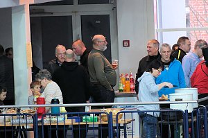 Peter Blei beim Kugelsto&szlig; Indoor
