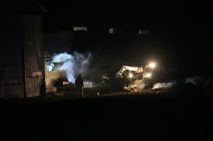 Flammen in Wipperdorf