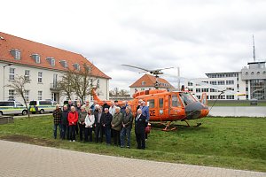 Die erste Rettungsflieger &uuml;ber Nordhausen kamen nach 30 Jahren am Boden wieder zusammen