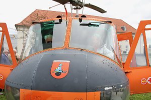Die erste Rettungsflieger &uuml;ber Nordhausen kamen nach 30 Jahren am Boden wieder zusammen