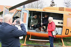 Die erste Rettungsflieger &uuml;ber Nordhausen kamen nach 30 Jahren am Boden wieder zusammen