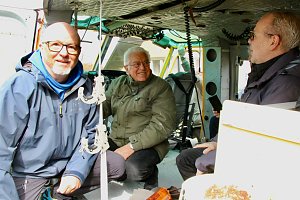 Die erste Rettungsflieger &uuml;ber Nordhausen kamen nach 30 Jahren am Boden wieder zusammen