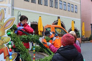Fr&uuml;hjahrsputz am Bad Langensalzaer Rathaus