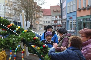 Fr&uuml;hjahrsputz am Bad Langensalzaer Rathaus