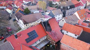 Geb&auml;udebrand in Heringen 