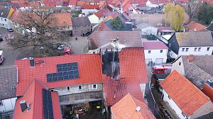 Geb&auml;udebrand in Heringen 