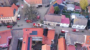 Geb&auml;udebrand in Heringen 