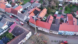 Geb&auml;udebrand in Heringen 