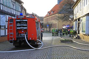 Geb&auml;udebrand in Heringen 