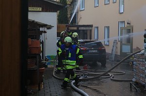 Geb&auml;udebrand in Heringen 