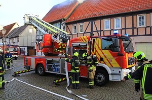 Geb&auml;udebrand in Heringen 
