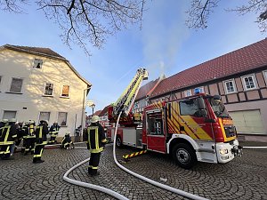 Geb&auml;udebrand in Heringen 