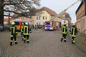 Geb&auml;udebrand in Heringen 