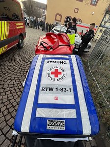 Geb&auml;udebrand in Heringen 