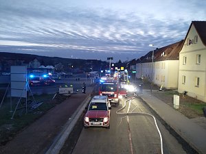 Brand in Bad Frankenhausen 