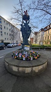 Geschm&uuml;ckte Nordh&auml;user Brunnen 