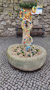 Geschm&uuml;ckte Nordh&auml;user Brunnen 