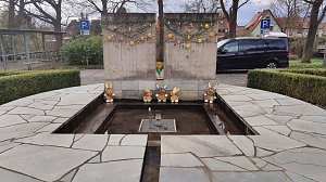 Geschm&uuml;ckte Nordh&auml;user Brunnen 
