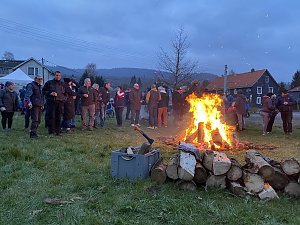 Osterfeuer in Osterode