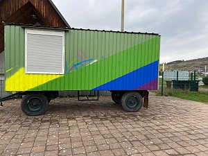 Künstlerische Graffiti-Aktion des Jugendzentrums Harztor
