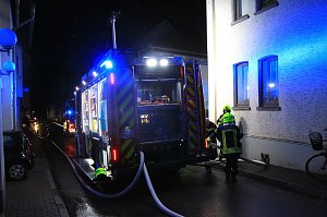 Geb&auml;udebrand in Schlotheim