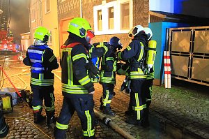 Geb&auml;udebrand in Schlotheim