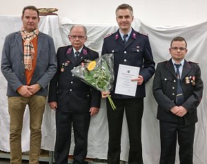 Bef&ouml;rderte Kameradinnen und Kameraden der Heringer Feuerwehr