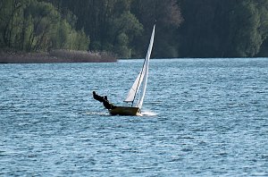 Abends am Stausee