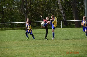 Punktspiel des FSV Wacker 90, E 1 in und gg. SpG Urbach, E 1