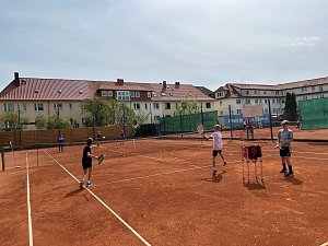 Erfolgreicher Tag der offenen T&uuml;r beim Tennis Verein Blau-Wei&szlig; in Sondershausen