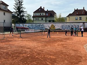 Erfolgreicher Tag der offenen T&uuml;r beim Tennis Verein Blau-Wei&szlig; in Sondershausen