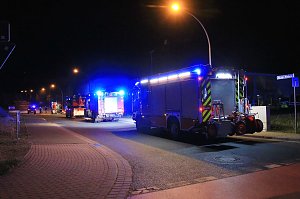 Brand eines Lagers in Sondershausen