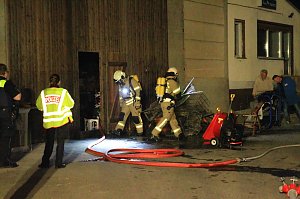 Brand eines Lagers in Sondershausen