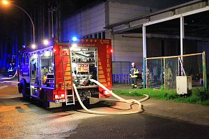 Brand eines Lagers in Sondershausen