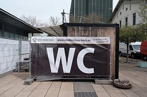 Erster tag des Bahnhofsfestes