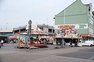 Erster tag des Bahnhofsfestes