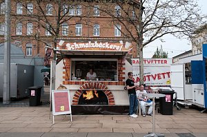 Erster tag des Bahnhofsfestes