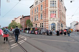 Erster tag des Bahnhofsfestes