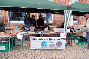 Peter Blei unterwegs auf dem Bahnhofsfest