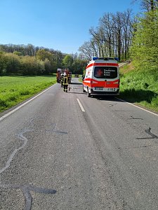 Unfall zwischen Wolkramshausen und Schate