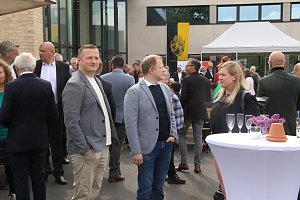 Jahresempfang von Stadt und Hochschule auf dem Hof der neuen Feuerwache