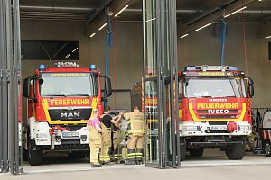 Jahresempfang von Stadt und Hochschule auf dem Hof der neuen Feuerwache