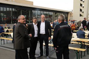 Jahresempfang von Stadt und Hochschule auf dem Hof der neuen Feuerwache