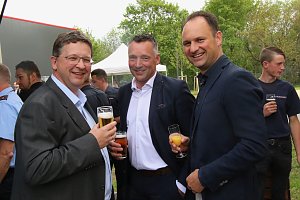 Jahresempfang von Stadt und Hochschule auf dem Hof der neuen Feuerwache