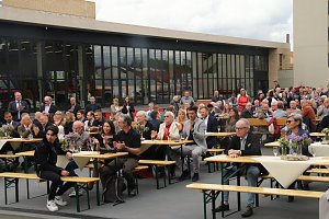 Jahresempfang von Stadt und Hochschule auf dem Hof der neuen Feuerwache
